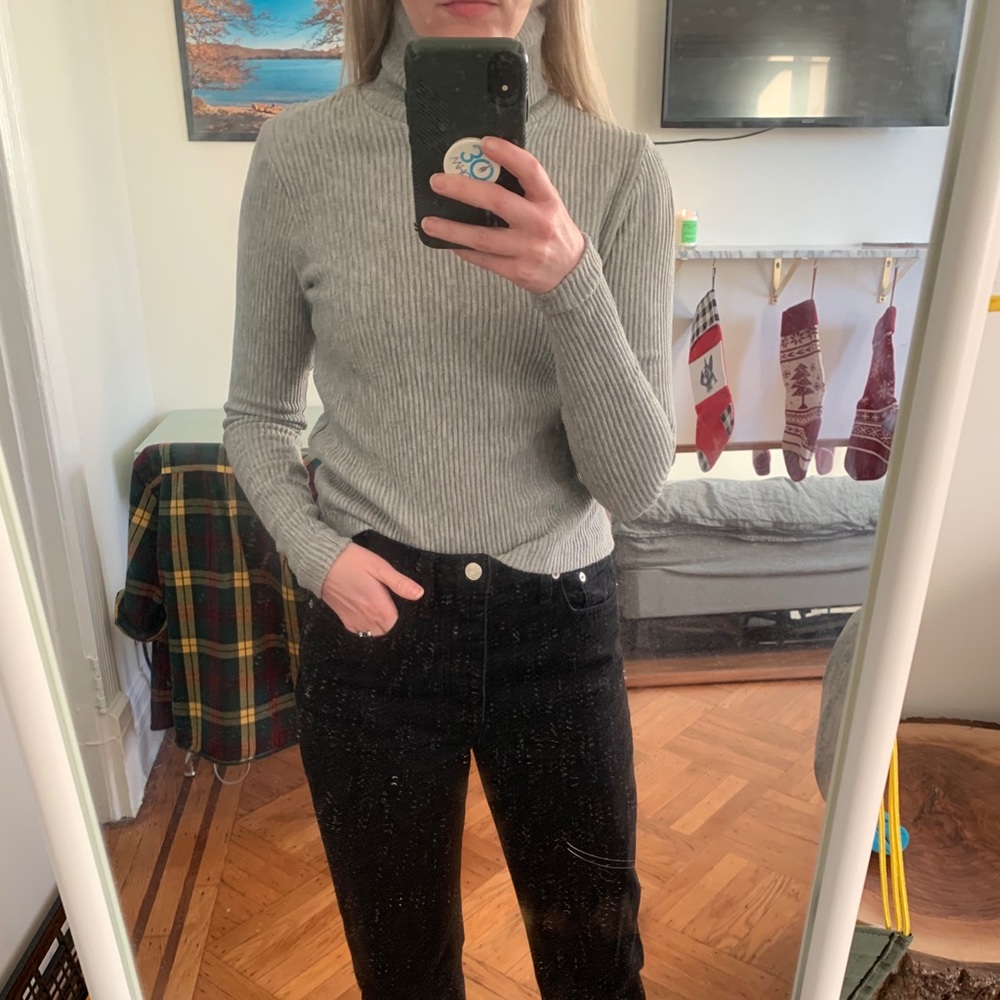 Club Monaco ribbed turtleneck